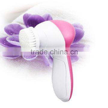 Electric Facial Scrub Brush Rotary Skin Face Care Massager Cleaning Brush Scrubber beauty machine ABB101