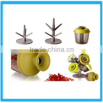 Kitchen Seasoning Pot Sets, Plastic Seasoning Box Condiment,Storage Bottles and jars