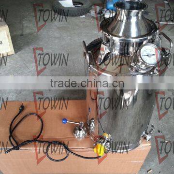 Wholesale 30L/50L/100L stainless steel milk can distillation boiler