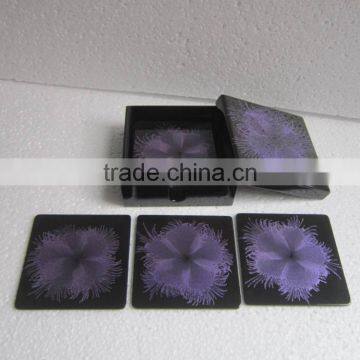 Lacquer box with 6 coasters for home or restaurant nice product from Vietnam