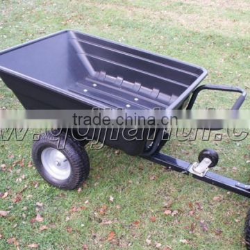 800lbs ATV tipping poly garden trailer