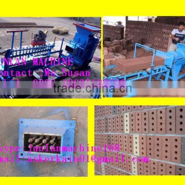 making building bricks of small hollow clay brick machine