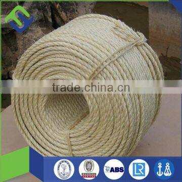 10mm Natural color 3 strandsTwisted Sisal Rope