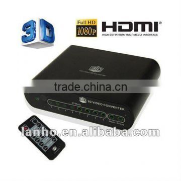 2D to 3D Conversion Signal Video Converter Box Set For TV Movie Blue Ray Xbox360