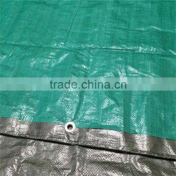 Green silver tarpaulin hdpe