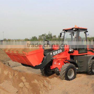 Qingdao EVERUN ER20 Front Loader With Pallet Forks and Quick Hitch for Sale photo-4