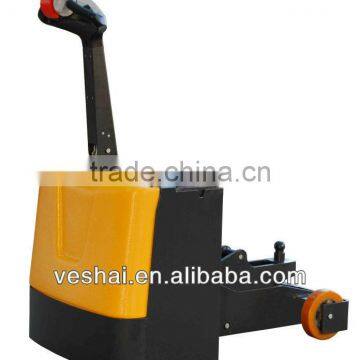 Yellow good battery tractor, power stackerVH-EGS-250