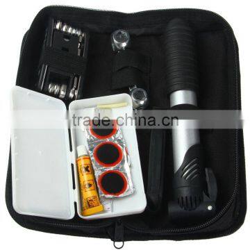 Outdoor Multi-purpose Black Bicycle Repair Tool Puller Wrench for MTB Bike Spanner Pump Set Riding Cycling photo-4