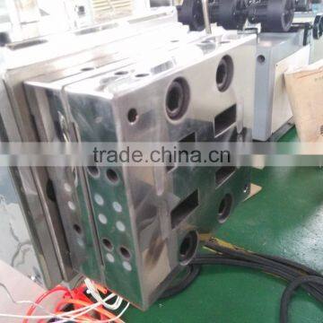 PE Wood Plastic Composite Profile Extrusion Machine photo-3