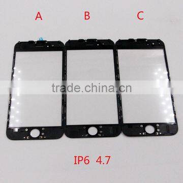 3 in 1 Pre-Assembled Front Glass With Frame With OCA Film For IPhone Close to Original Green Film Glass photo-4