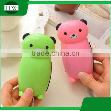 Cartoon Bear Animal Mini Portable Plastic Hand Crank Pressing Led Torch Flashlight With Rope photo-4