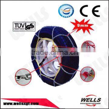 Factory CE Q235 Galvanized Tyre Protection 9mm KNS Snow Chain for Car photo-2