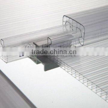 4-wall Rectangle Structure U-lock polycarbonate sheets