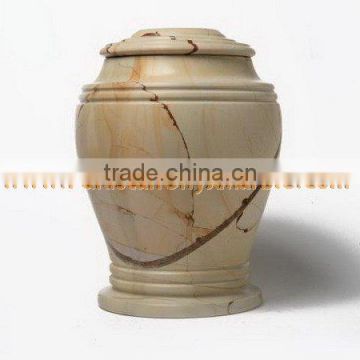 NATURAL STONE TEAKWOOD MARBLE URNS