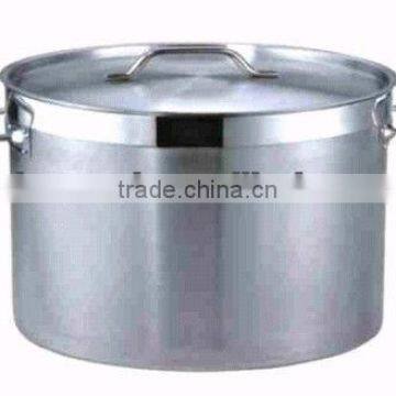 Tri-ply stainless steel stock pot for induction cooker