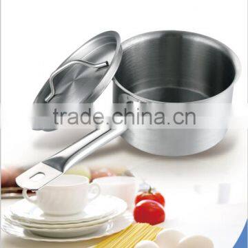 Stainless steel sauce pan with cover