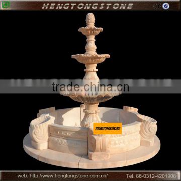 Marble Carved Simple Water Fountain