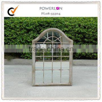 Unique Design Decorative Wrough Iron Frame Silver Mirror For Home Patio Backyard photo-3