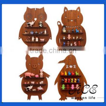 Animal Shape Wood Wall shelf Living Room decor