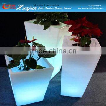 modern LED planters pots