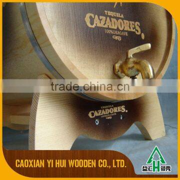 Newly Designed China Factory Custom Wooden Coffee Wine Barrel photo-2