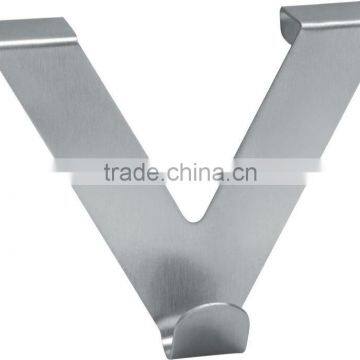 Home Use Coateded White Stainless Over The Door Single Hook photo-3