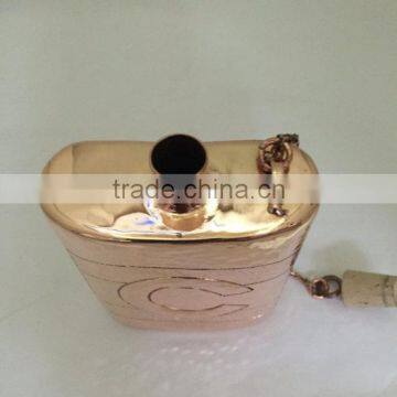 Premium Quality 100% Pure Copper Bottle | Hip Flask Pocket Bottle | Hammered Bottle photo-4