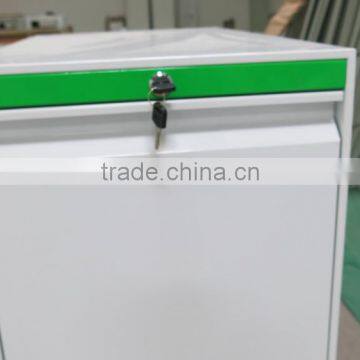 Steel Metal Hand-pull Sliding Desk Side Cabinet Table Storage Cabinet Cupboard photo-3