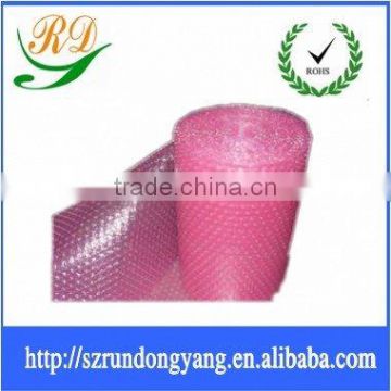 pink air bubble bag