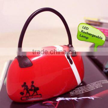 Supply Creative fashion handbag bag lamp / LED Rechargeable Lamp --red