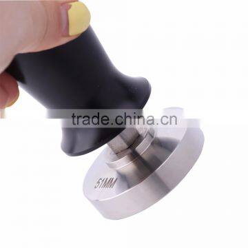 304 Stainless Steel Calibrated Pressure STEALTH ESPRESSO COFFEE TAMPER For Coffee And Espresso Black 51MM photo-2