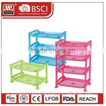 Plastic PP rack table rack for storage