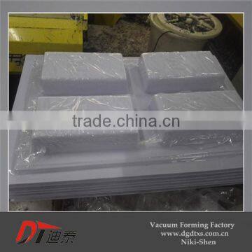 Customized White PVC Thermoformed Hole Tray photo-3
