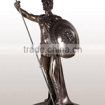 Lost Wax Method Casting Bronze Climbing Soldier Bronze Statue photo-5