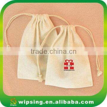 China Wholesale Cotton Drawstring Packing Bags, Cotton Souvenir Drawstring Bags photo-5