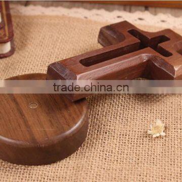 Wooden Craft Wooden Cross Wooden Decoration photo-2