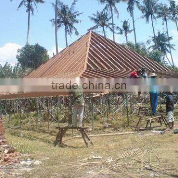 synthetic thatch roof use pavilion decor, artificial thatch roof with high quality