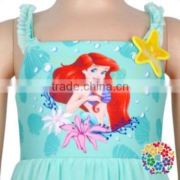 Hot Sale Pretty Cute Young Girls Bikini One Piece Swimsuit Kids Swimwear photo-6