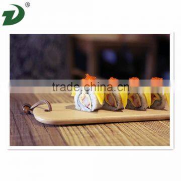 Wholesale Wood Tea And Coffee Food Tray Long Bread Serving Tray