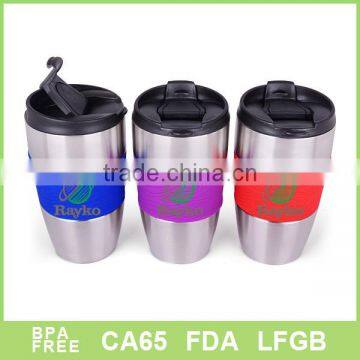 Korea design high quality double wall Stainless steel vacuum coffee mug