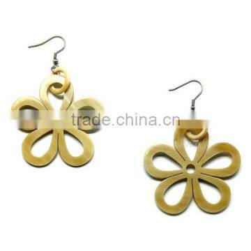 Water Buffalo Earrings, Elagant Design, Natural Material From Vietnam photo-2