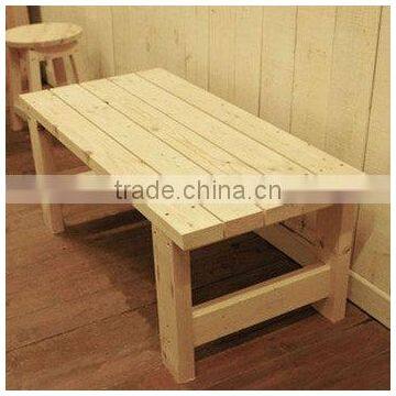 Custom Handmade Wooden Bar Stool Pine Solid Wooden Stool CN photo-3