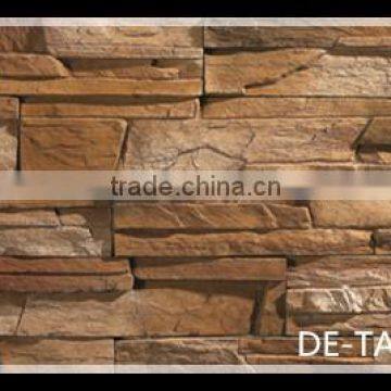 cheap and top sales artificial yellow slate for villa wall