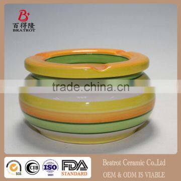 Ceramic Ashtray With Handpainting photo-3