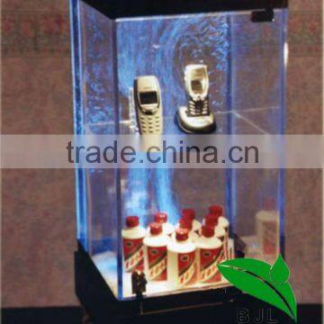Lighted Water Bubble Acrylic Jewelry Display Case Showcase Decoration