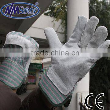 NMSAFETY cow split leather gloves motorcycle