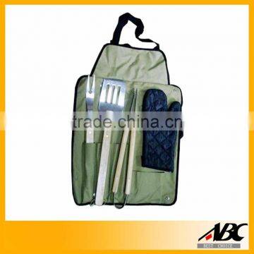 Nice Blue Color Nylon Bag 4pcs Barbecue Tools Set photo-2