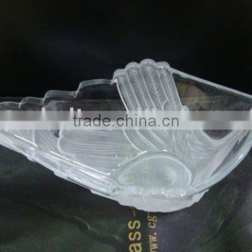 decorative glass plate