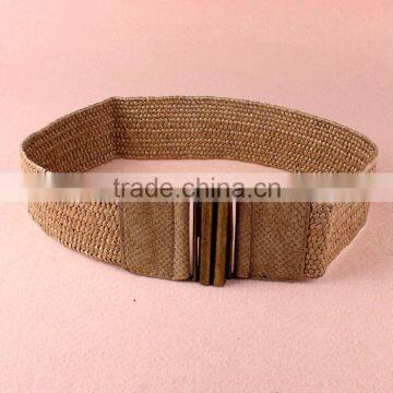 Wholesale Decorative Alloy Buckle Women Lady Snake Pattern Wide PU Waist Belt photo-3