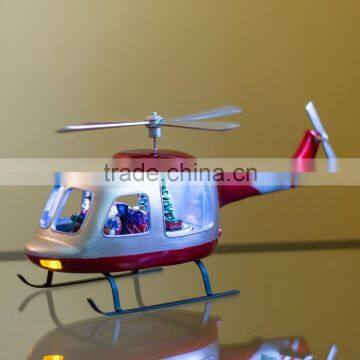 Dongguan Toys Christmas Helicopter Figurine - Lights Up and Rotates - Plays Various Classic Christmas Songs photo-6